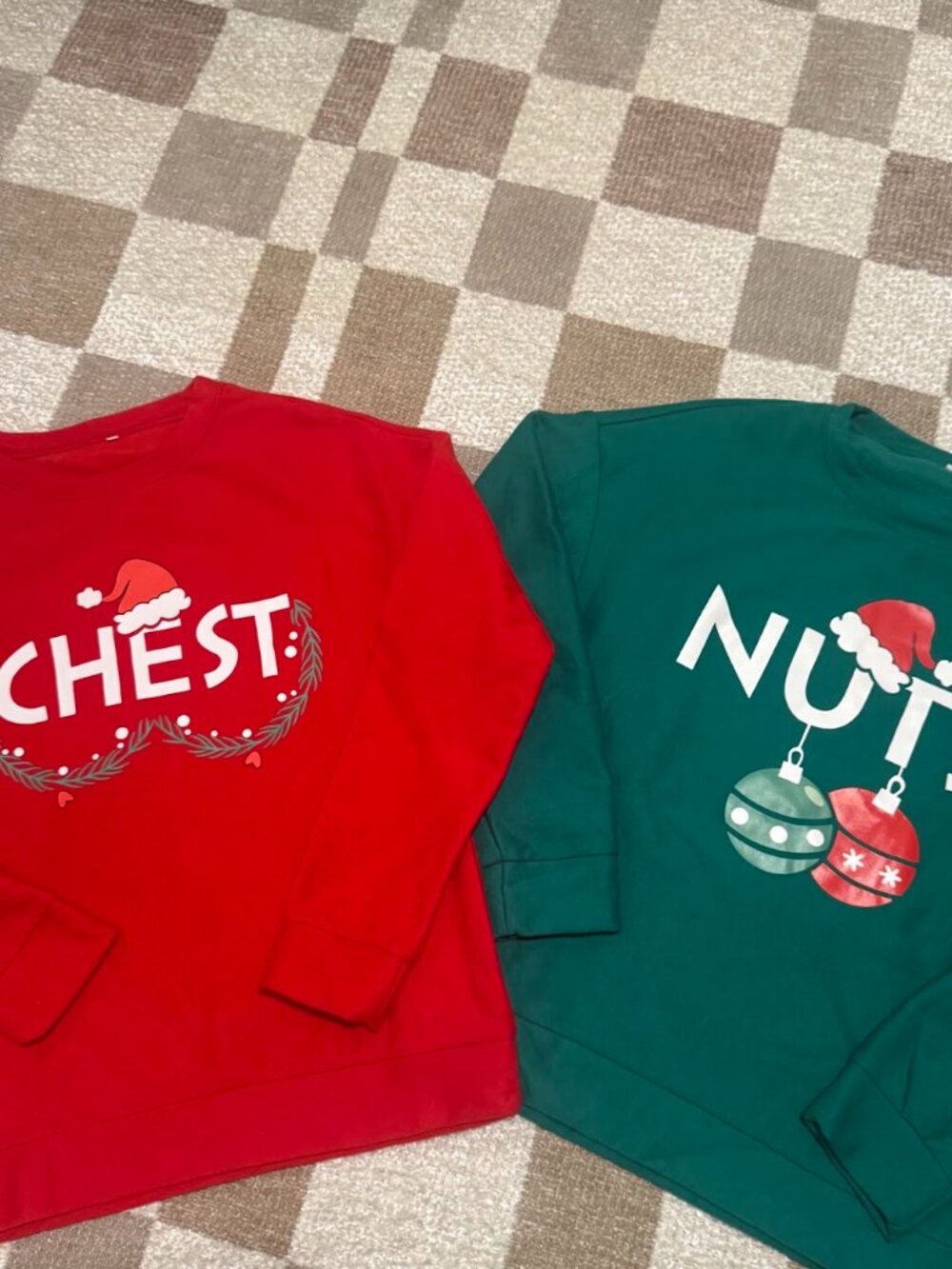 Couples Matching Christmas Holiday Sweatshirts | Funny